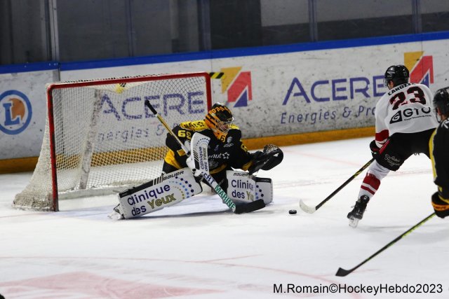 Photo hockey match Rouen - Bordeaux le 22/01/2023