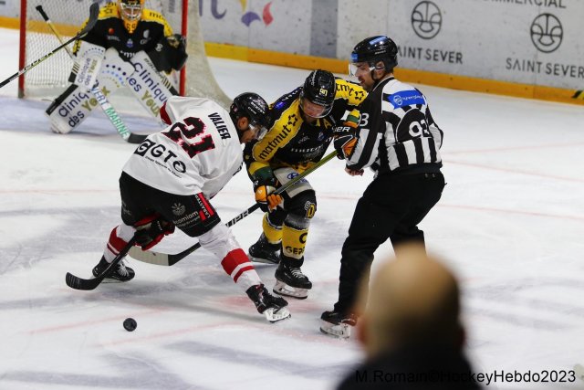 Photo hockey match Rouen - Bordeaux le 22/01/2023