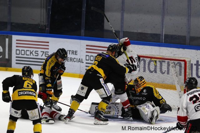 Photo hockey match Rouen - Bordeaux le 22/01/2023
