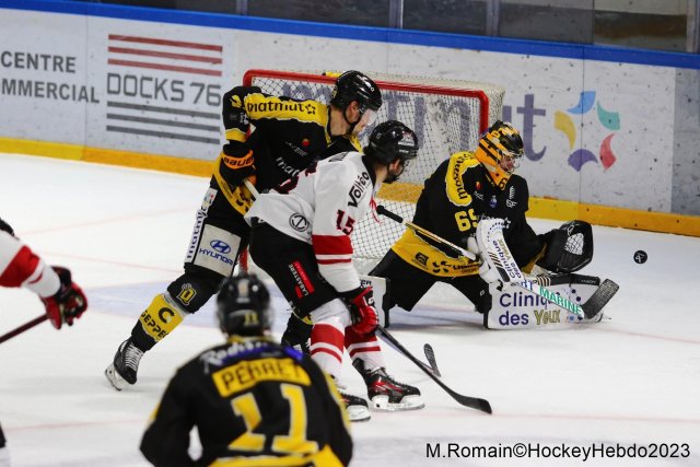 Photo hockey match Rouen - Bordeaux le 22/01/2023
