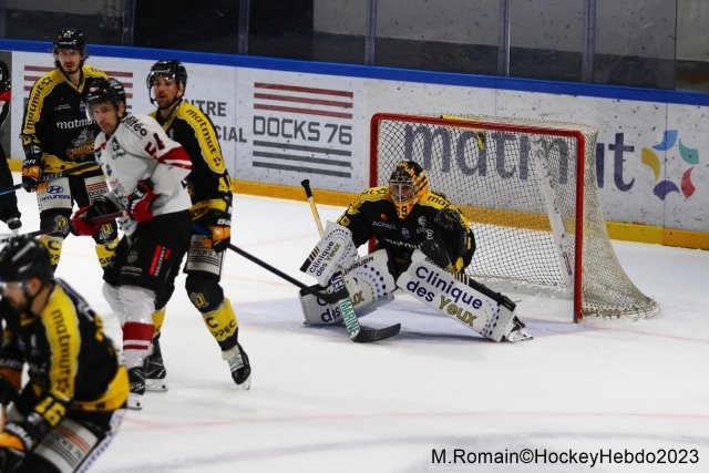 Photo hockey match Rouen - Bordeaux le 22/01/2023