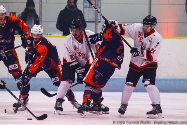 Photo hockey match Clermont-Ferrand - Toulouse-Blagnac le 21/01/2023