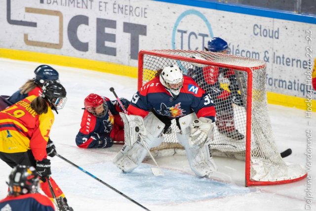 Photo hockey match Grenoble / Féminin - Montpellier le 21/01/2023