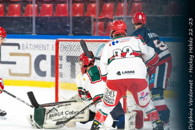 Photo hockey match Grenoble U20 - Anglet U20 le 22/01/2023