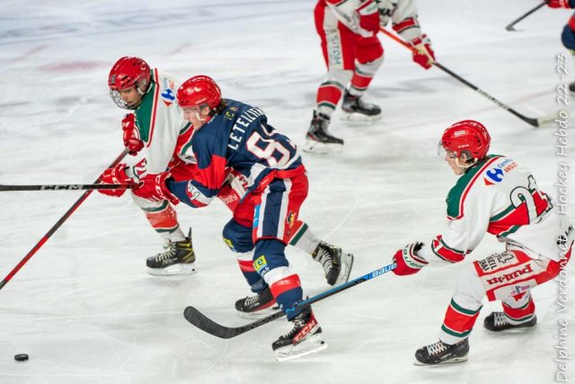 Photo hockey match Grenoble U20 - Anglet U20 le 22/01/2023