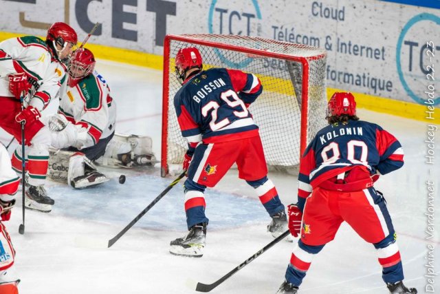 Photo hockey match Grenoble U20 - Anglet U20 le 22/01/2023