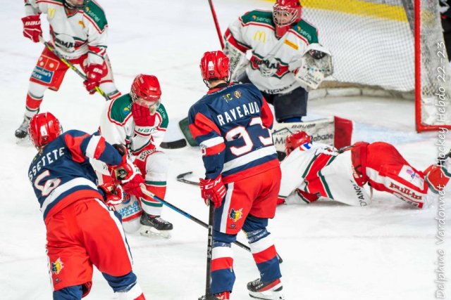 Photo hockey match Grenoble U20 - Anglet U20 le 22/01/2023