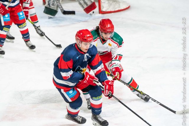 Photo hockey match Grenoble U20 - Anglet U20 le 22/01/2023