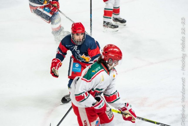Photo hockey match Grenoble U20 - Anglet U20 le 22/01/2023