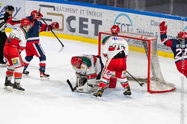 Photo hockey match Grenoble U20 - Anglet U20 le 22/01/2023