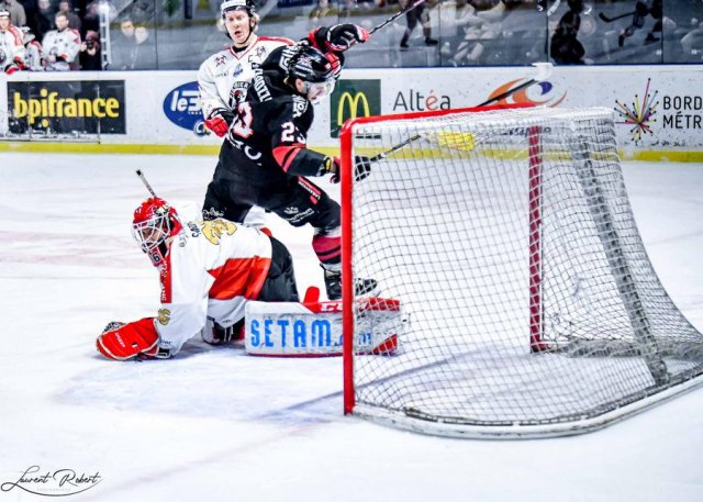Photo hockey match Bordeaux - Chamonix  le 24/01/2023