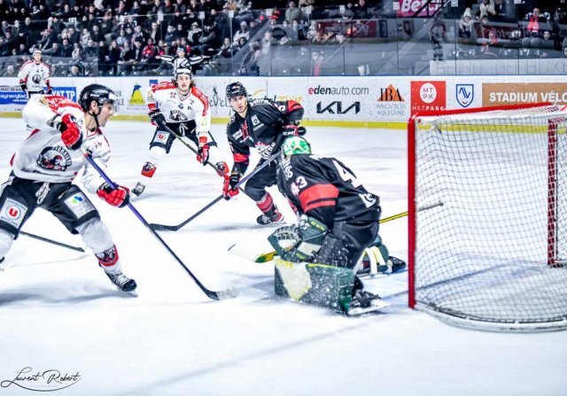 Photo hockey match Bordeaux - Chamonix  le 24/01/2023