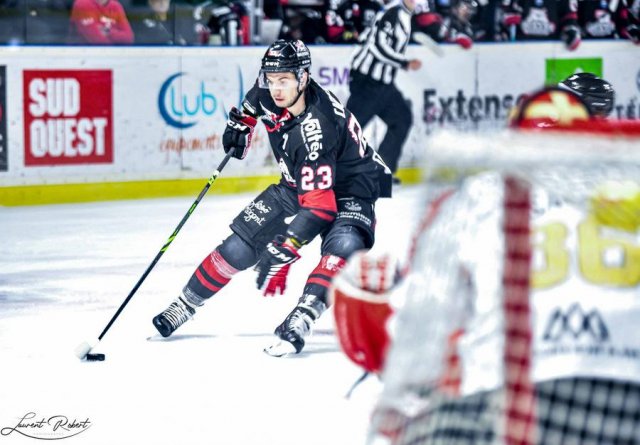 Photo hockey match Bordeaux - Chamonix  le 24/01/2023