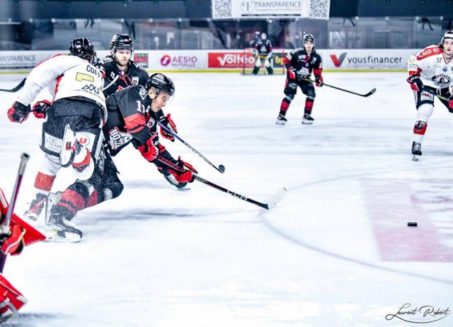 Photo hockey match Bordeaux - Chamonix  le 24/01/2023