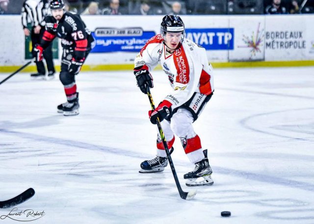 Photo hockey match Bordeaux - Chamonix  le 24/01/2023