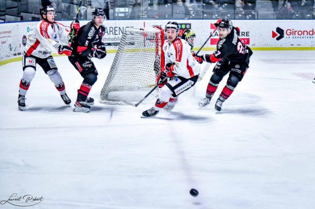 Photo hockey match Bordeaux - Chamonix  le 24/01/2023