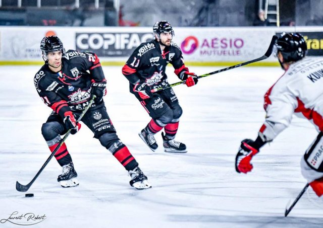 Photo hockey match Bordeaux - Chamonix  le 24/01/2023