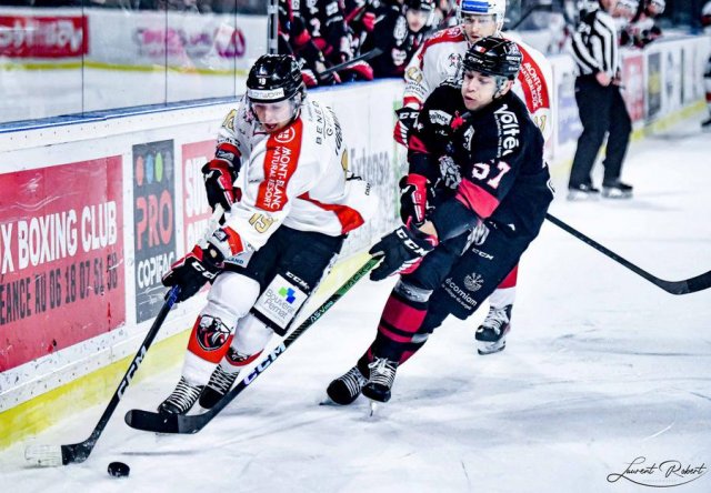 Photo hockey match Bordeaux - Chamonix  le 24/01/2023