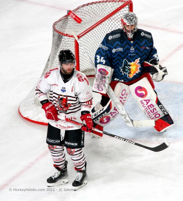 Photo hockey match Grenoble  - Briançon  le 24/01/2023