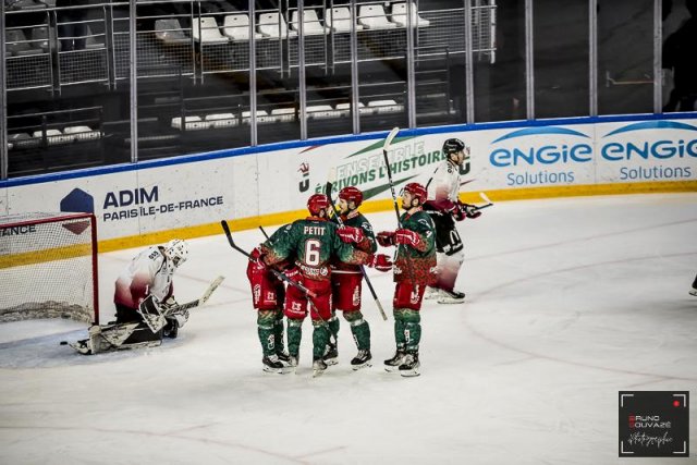 Photo hockey match Cergy-Pontoise - Mulhouse le 24/01/2023