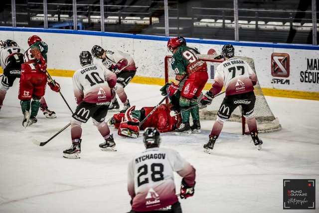 Photo hockey match Cergy-Pontoise - Mulhouse le 24/01/2023