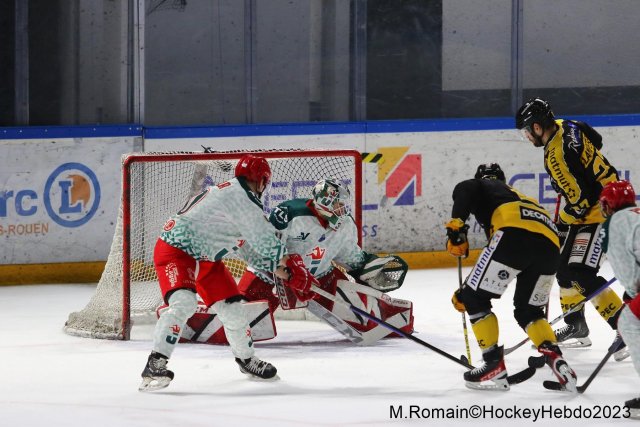 Photo hockey match Rouen - Cergy-Pontoise le 27/01/2023