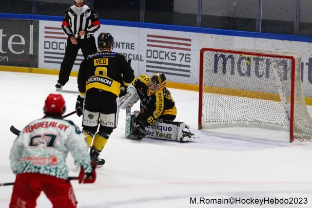 Photo hockey match Rouen - Cergy-Pontoise le 27/01/2023