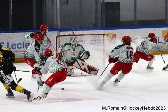 Photo hockey match Rouen - Cergy-Pontoise le 27/01/2023