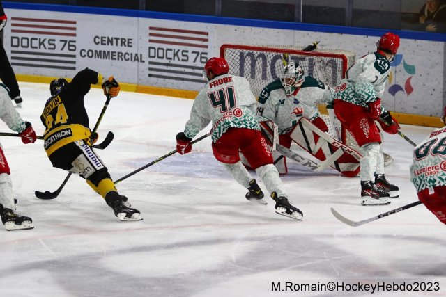 Photo hockey match Rouen - Cergy-Pontoise le 27/01/2023