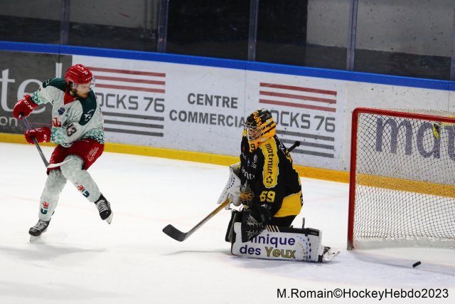 Photo hockey match Rouen - Cergy-Pontoise le 27/01/2023