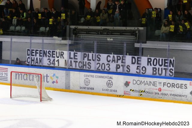 Photo hockey match Rouen - Cergy-Pontoise le 27/01/2023