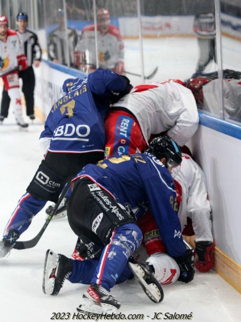 Photo hockey match Gap  - Grenoble  le 29/01/2023