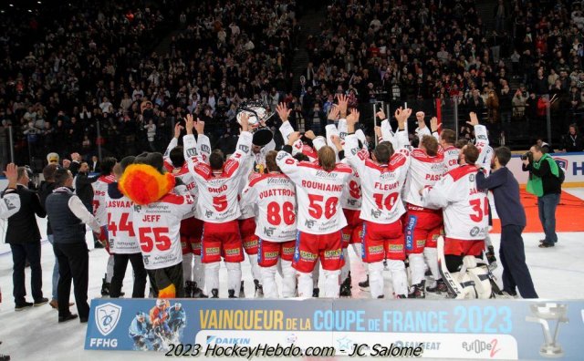 Photo hockey match Gap  - Grenoble  le 29/01/2023