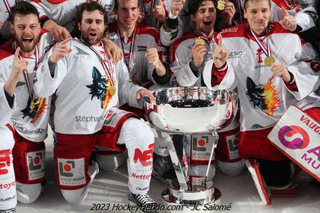 Photo hockey match Gap  - Grenoble  le 29/01/2023