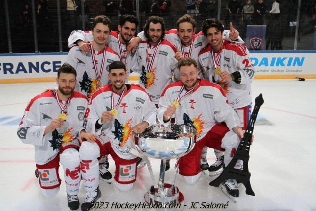 Photo hockey match Gap  - Grenoble  le 29/01/2023