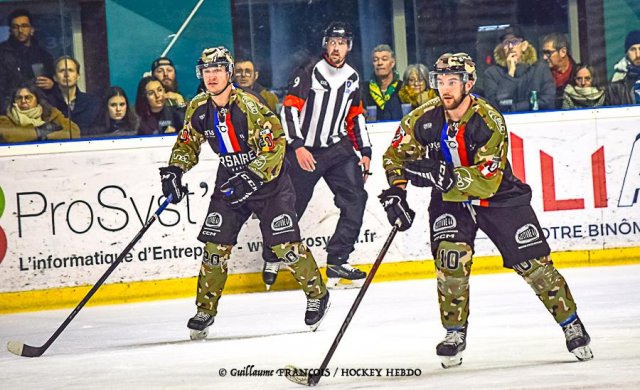 Photo hockey match Nantes - Chambéry le 28/01/2023