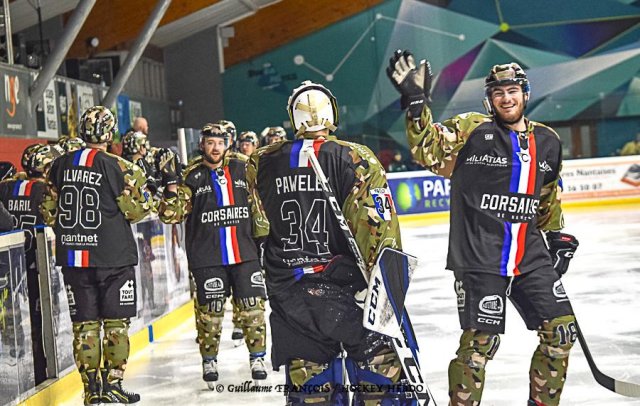 Photo hockey match Nantes - Chambéry le 28/01/2023