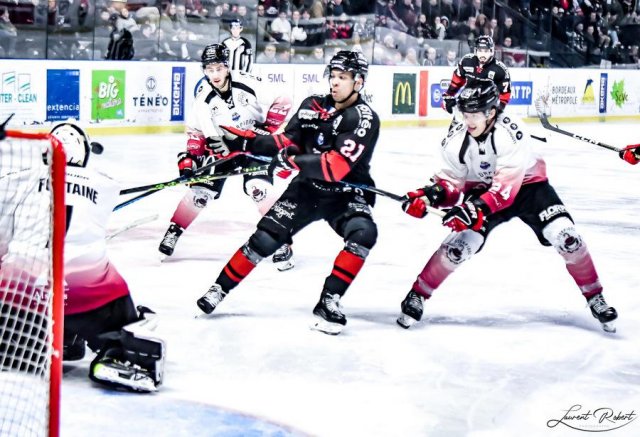 Photo hockey match Bordeaux - Mulhouse le 31/01/2023