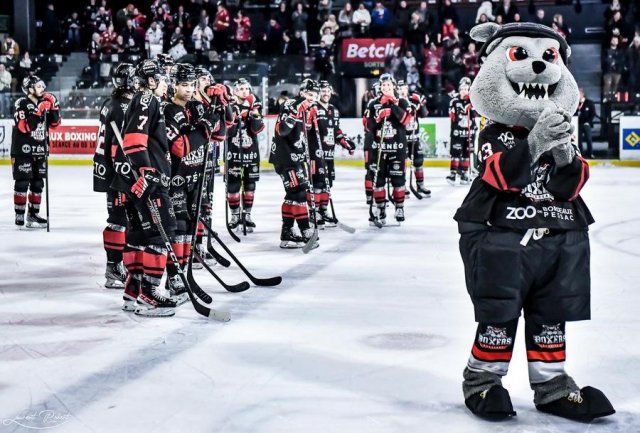 Photo hockey match Bordeaux - Mulhouse le 31/01/2023