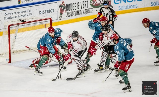 Photo hockey match Cergy-Pontoise - Briançon  le 31/01/2023