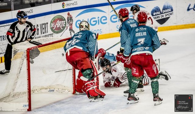 Photo hockey match Cergy-Pontoise - Briançon  le 31/01/2023