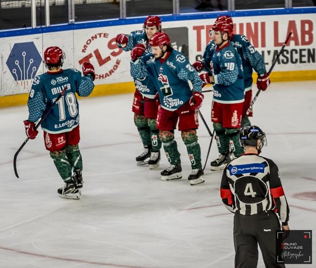 Photo hockey match Cergy-Pontoise - Briançon  le 31/01/2023