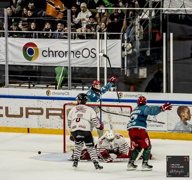 Photo hockey match Cergy-Pontoise - Briançon  le 31/01/2023