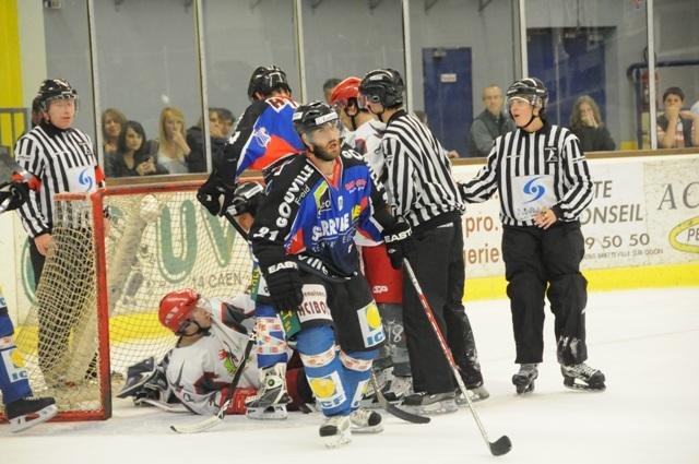 Photo hockey match Caen  - Cergy-Pontoise le 19/09/2009