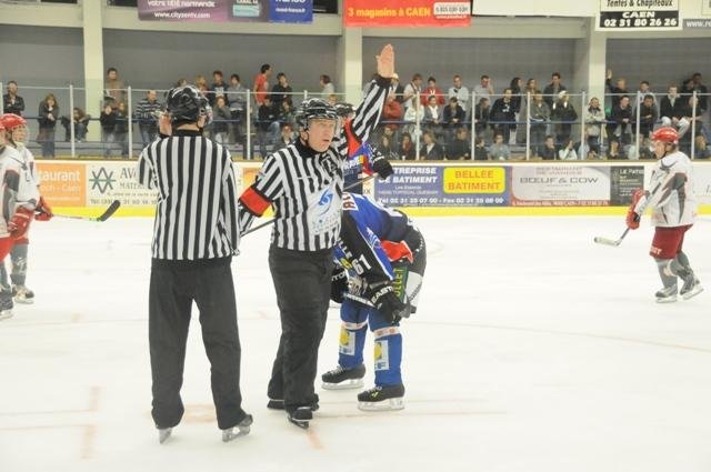 Photo hockey match Caen  - Cergy-Pontoise le 19/09/2009