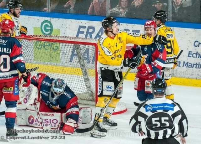 Photo hockey match Grenoble  - Rouen le 04/02/2023