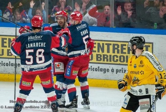 Photo hockey match Grenoble  - Rouen le 04/02/2023