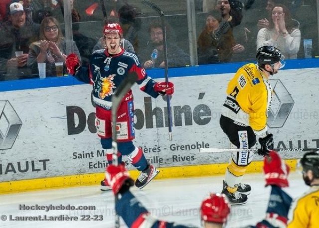 Photo hockey match Grenoble  - Rouen le 04/02/2023