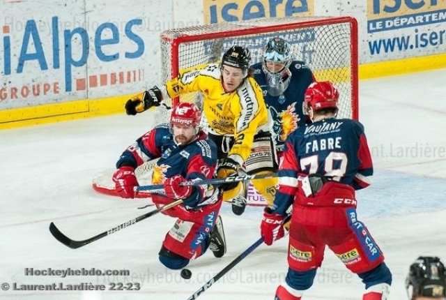Photo hockey match Grenoble  - Rouen le 04/02/2023