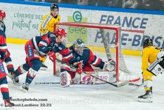 Photo hockey match Grenoble  - Rouen le 04/02/2023